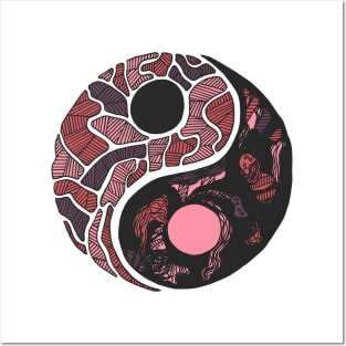 Ambrose Abstract Yin Yang Posters and Art